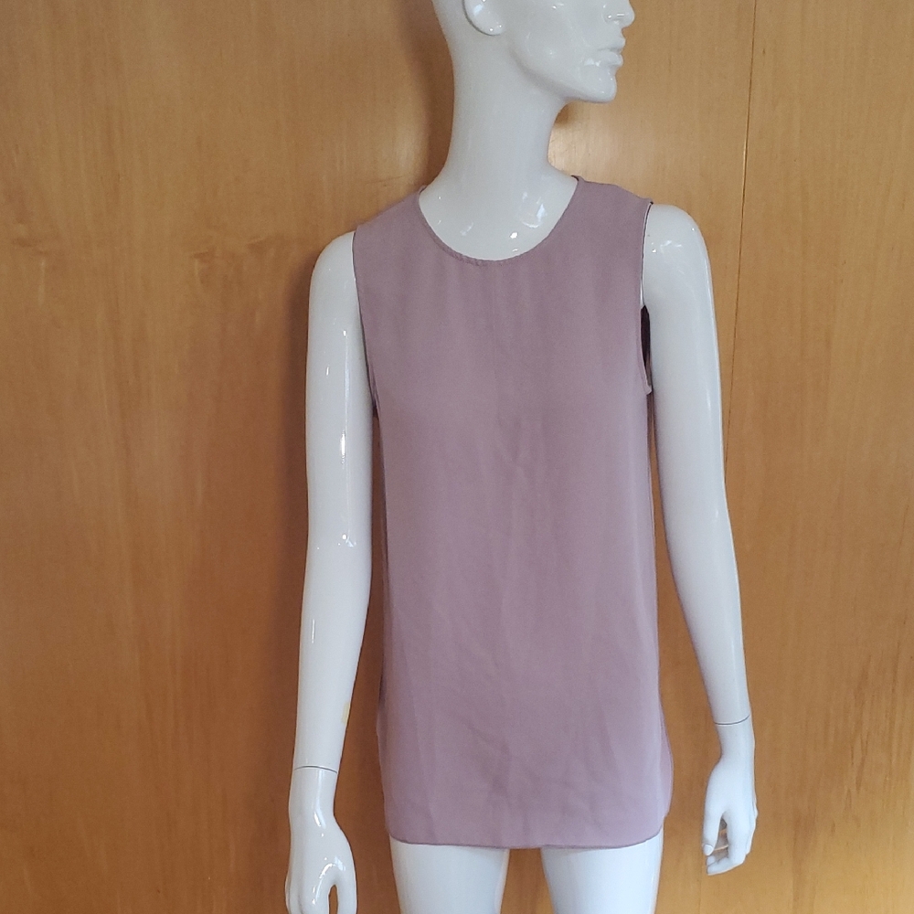 Babaton Long Lilac Sleeveless Women's Tank Top - Size S (Small Run On Front)